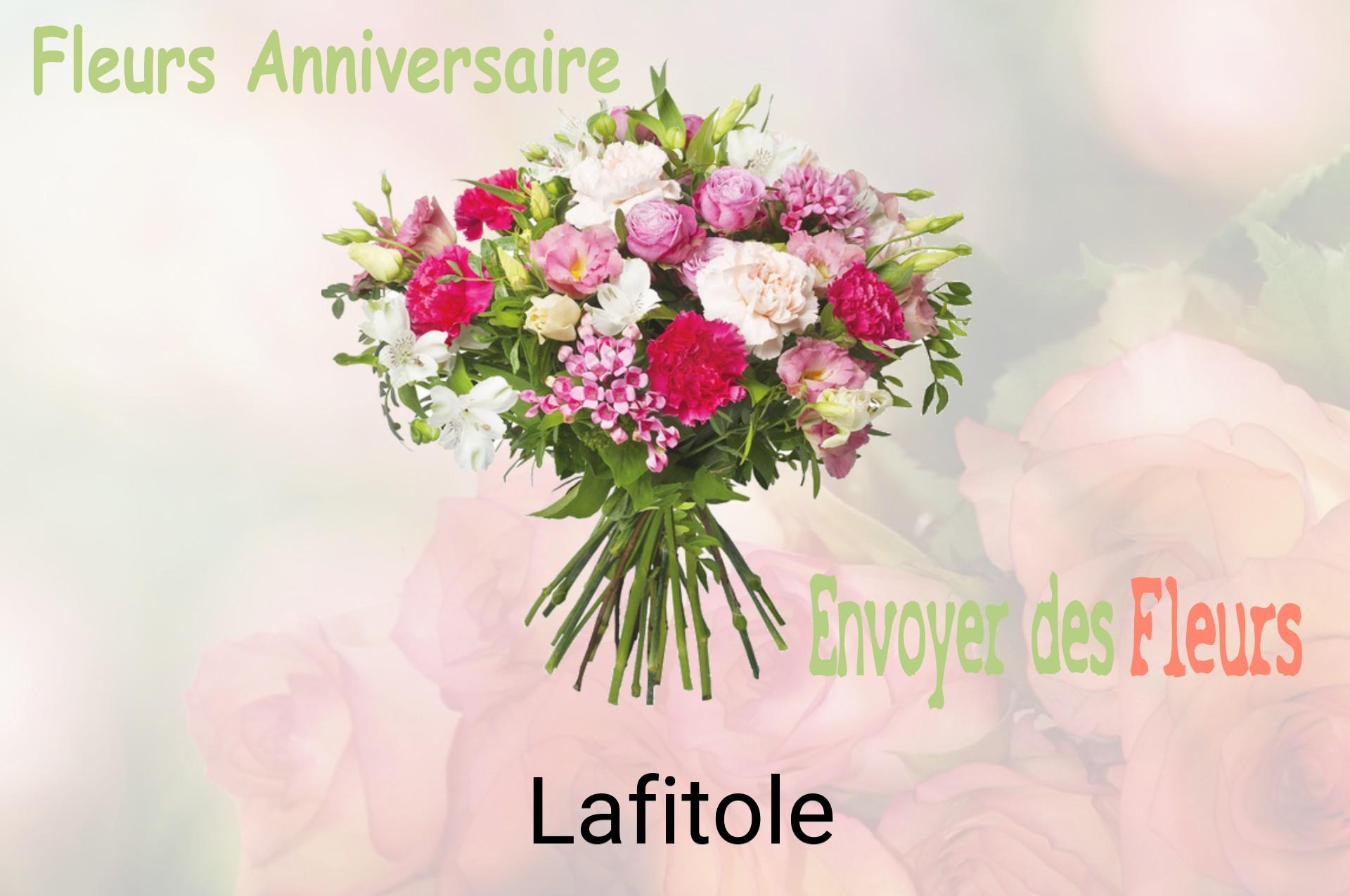 Bouquet de fleurs d’anniversaire livré à Lafitole